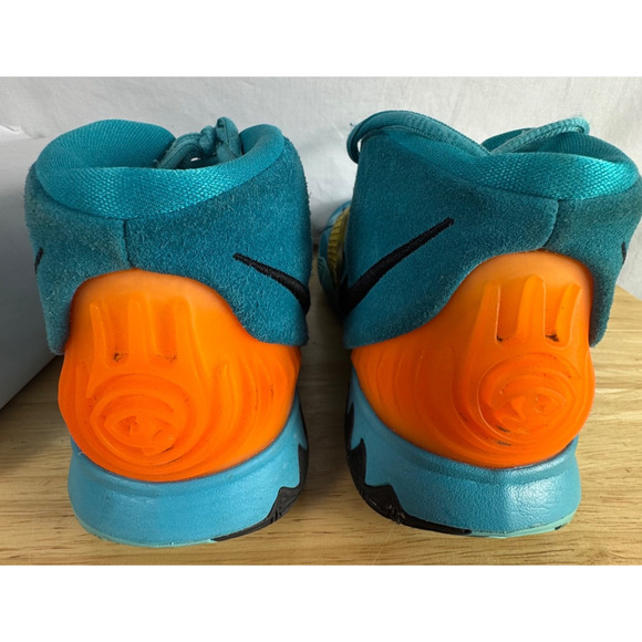 Nike Kyrie 6 Kids Size 7Y Oracle Aqua Basketball Kyrie Irving BQ5599-300 - Picture 4 of 9